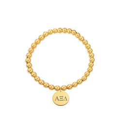 Sorority Things Alpha Xi Delta Bracelet Sorority Stretched Beaded Bracelet