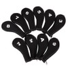 Golf Club Iron Head Covers 10 Piece Set Headcover Shaft