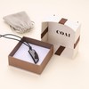 coai Wolf Fang Pendant Necklace, Non-metal, Black