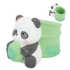 Panda Bamboo Pen Holder Cute Shape Large Capacity Resin Multipurpose