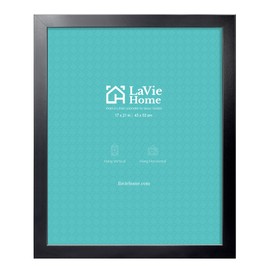 LaVie Home 17 x 21 Picture Frame, 21x17 Poster Frame with High Definition Plexiglass, Horizontal or Vertical Wall Gallery 17 x 21 Poster Frames Suitable for Photos, Artworks, Posters,Puzzle, Black 1pc