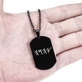 KBNSUIAN Paleo Yahweh Necklace Judaica Jehovah Pendant YHWH Yhvh Charm Stainless Steel Jewish Tetragrammaton Jewelry, stainless steel, stainless steel
