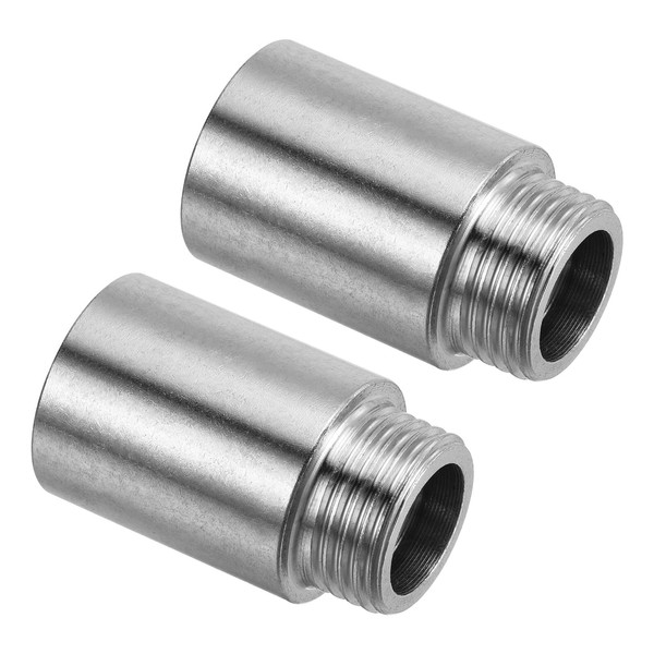 PATIKIL Shower Head Extension Arm, 2 Pack Stainless Steel G1/2