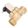 G3/4" Normally Open Brass Solenoid Electromagnetic Valve Water Inlet Switch