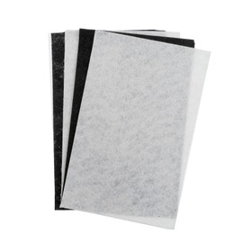 John Bead GoodFelt Beading Foundation 1.5mm 5x8in 4pcs Black and White