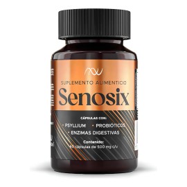 Psyllium, Probiticos, Papana y Bromelina  Frmula en Cpsulas con Fibra y Enzimas Digestivas para Regulacin Intestinal, Equilibrio de Microbiota y...   