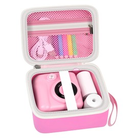 Kids Instant Print Camera Case Compatible with ESOXOFFORE for Dylanto for DUDUDRAGON for GKTZ for ETIKEZ for Dafotil for Careenoah for Aasonida Digital Video Prints Paper Bag (Box Only) Light Pink