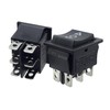 Set of 2 Rocker Buttons, On/Off/On Momentary 16 A, 6