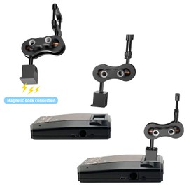 SDSACZMU Radar Detector Mount,Aluminum Rearview Mirror Rod Radar Bracket,for Escort Max360c,Max 3, X IXc,Redline EX Beltronics Cobra DualPro GT 360 Radar Detector,with EZ Magnet Connection Base