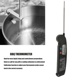 QANYEGN Meat Thermometer, Meat Thermometer Digital, Grill Accessories, Grill Thermometer for Home, Kitchen, Outdoors.(Black)
