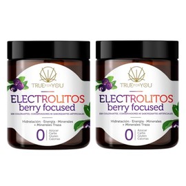 Electrolitos sin Azúcar, Hidratación en Polvo, Adicionado con Calcio, Zinc y Potasio. Keto, Paleo y Vegano, Sabor Frutos del Bosque, Limonada o...    