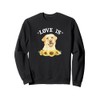 Cute Sunflowers Love Is Yellow Lab Lover Sweatshirt