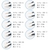 DFsucces Tweezers, Precision Tweezers, Ultra Fine Tweezers, Anti-corrosion, Stainless Steel,