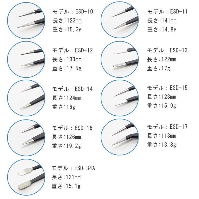 DFsucces Tweezers, Precision Tweezers, Ultra Fine Tweezers, Anti-corrosion, Stainless Steel,