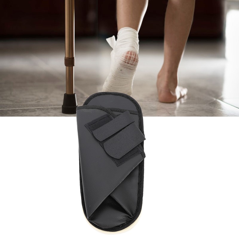 Cast Shoe Open Toe Adjustable Stable Faux Leather Walking Cast