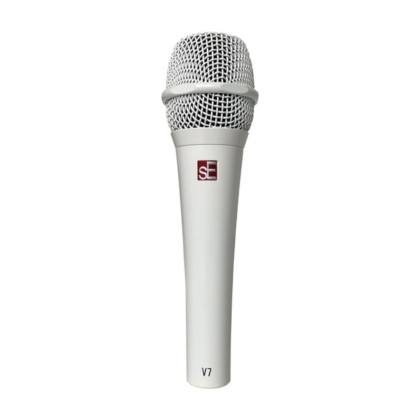 sE Electronics V7-White Studio-Grade Handheld Microphone Supercardioid, White