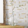 Tile Generation NBG-5 2x4 Subway Tile White and Gold Metal