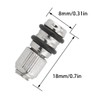 Shelf Bracket Peg 20PCS 8x18mm Zinc Alloy Single Glass Shelf