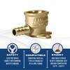XFITTING 3/8 Inch Pex x 1/2 Inch Female NPT Drop