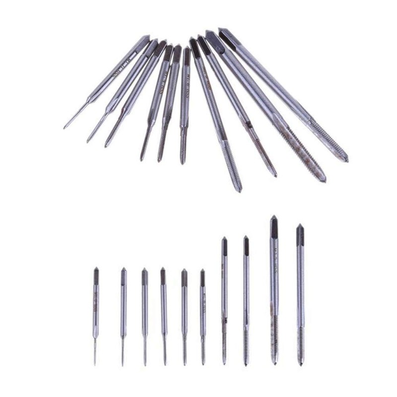 11PCS Thread Tap Set, Screw Thread Taps Die Set Mini