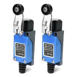 QWORK Roller Swivel Lever Limit Switch ME-8104 10A 250VAC Pack of 2