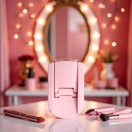 Pink Eyelash Curler with Soft Gentle Lash Pad,Lash Curler with Silicone Pad,Get Perfect Curl in 5 Seconds,Portable Travel Eyelash Curler Best Gifts for Women Makeup Tool Eyelash Curlers Makeup Brushes