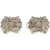Breiter Dirndl Buckle Clasp, Traditional Apron Clasp, Metal with Flower,