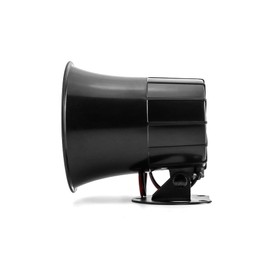 QWORK Electric Siren Horn, DC 12V Security Loud Wired Alarm Siren for Home Alarm System Security and Protection, 110 dB
