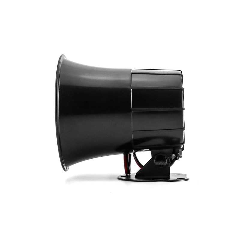 QWORK Electric Siren Horn, DC 12V Security Loud Wired Alarm
