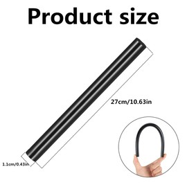 10 Pcs Hot Melt Glue Sticks,High Viscosity Hot Glue Sticks Paintless Dent Repair Tool,for Crafting, Wood, PVC, Glass, Home Repair Tool (Black)