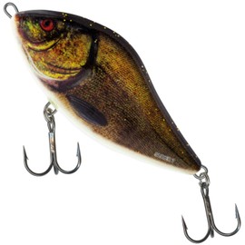 Salmo Slider Jerkbait Wobbler, Salmo Colours: Supernatural Tench, Length / Weight / Running Behavior / Diving Depth: 7 cm / 17 g / Floating / 1.0 m