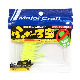 メジャークラフト ワーム ふぉーる虫 PW-MUSHI 1.6" #69 SOLID LEMON #69 SOLID LEMON