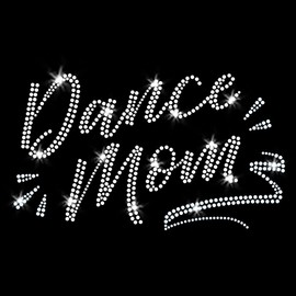 Dance Mom Glitzernde Strasssteine zum Aufbügeln für T-Shirts JCS Rhinestones