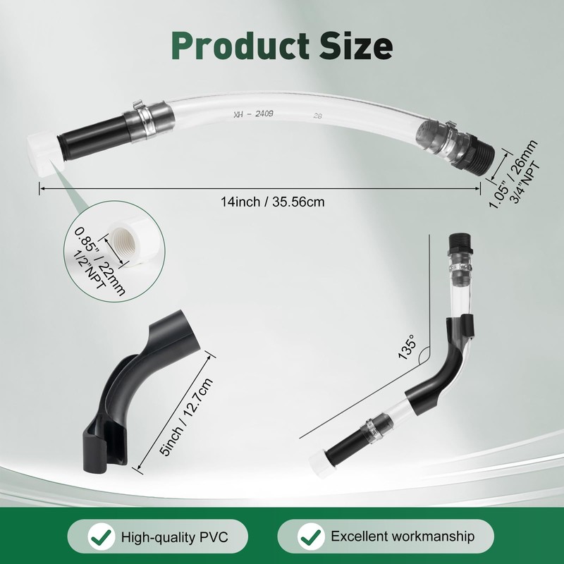 Racing Fuel Jug Hose with Bender, for VP, egs, LC2,
