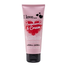 I LOVE Strawberries and Cream Super Soft Hand Lotion - Hand Lotion for Dry Skin - Sweet, Long Lasting Fragrance - Organic Hand Cream - 75 ml