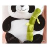 Jextech Peluche Panda Escondido En Bambú Detalle Tierno Regalo 25cm