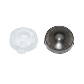 Auto Light Sensor Cover Auto Light Sensitivity Adjustment 18mm Universal Car Auto Dimmer Toyota Daihatsu Lexus Auto Parts (2 Products) (Transparent + Transparent Ash)