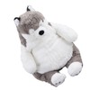 Lovely Stuffed Dog Doll Grey White Decompression Cute Dog Plush