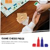 WOONEKY 80pcs Replacement Game Pieces Set Board Game Plastic Houses
