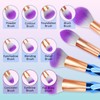 Makeup Brushes, START MAKERS 10Pcs Premium Synthetic Make Up Brushes