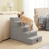 EHEYCIGA Dog Stairs for High Bed 22.5" H, 5-Step Dog