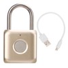 Fingerprint Padlock IPX2 Waterproof Smart Keyless Biometric Thumbprint Lock for