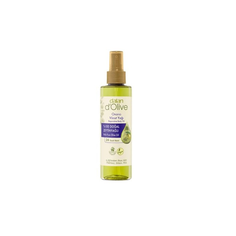 Dalan d'Olive Reparative Body Oil 200 ml -Pure Olive Oil