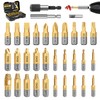 33 PCS Screw Extractor Set, HSS 6542 Titanium Stripped Screw