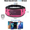Running Belt Waist Fanny Pack: Waterproof Phone Holder Workout Pouch