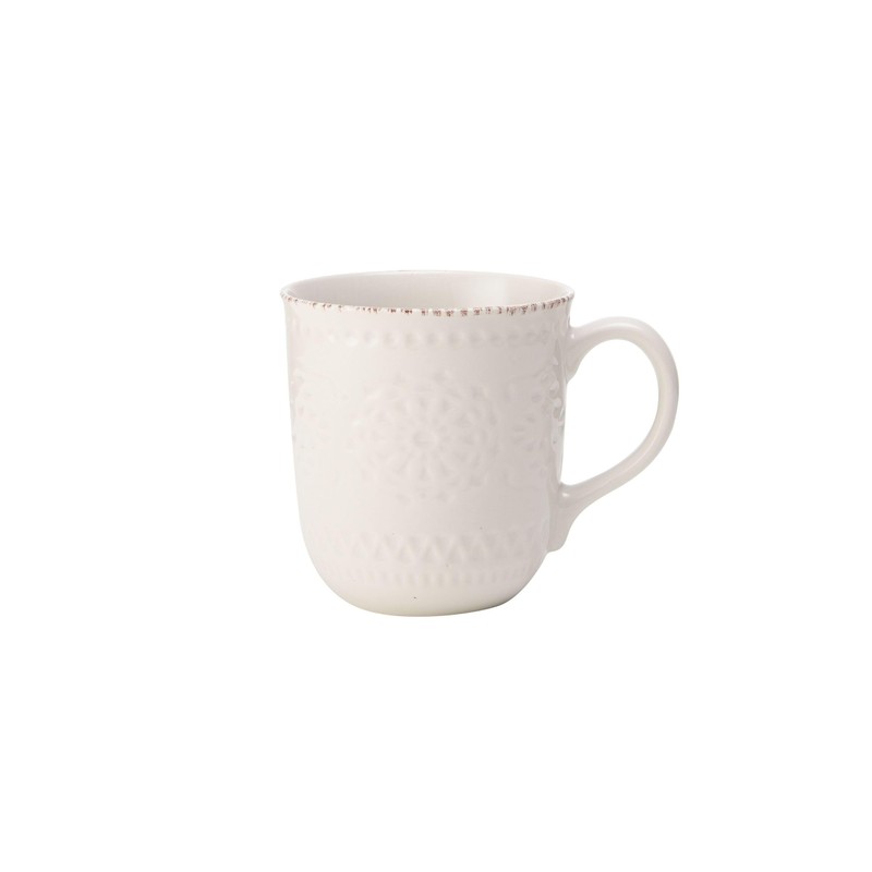 Pfaltzgraff Chateau Cream 16-Piece Stoneware Dinnerware Set, Service for 4,