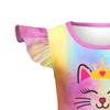 LQSZ Doll and Girl Matching Cat Dress Outfits for Girls