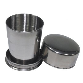 MFH Stainless Steel Telescopic Drinking Cup 150ML