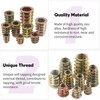SNOKAY 230Pcs 11 Size M4/M5/M6/M8/M10 Metric Threaded Inserts Nuts Assortment
