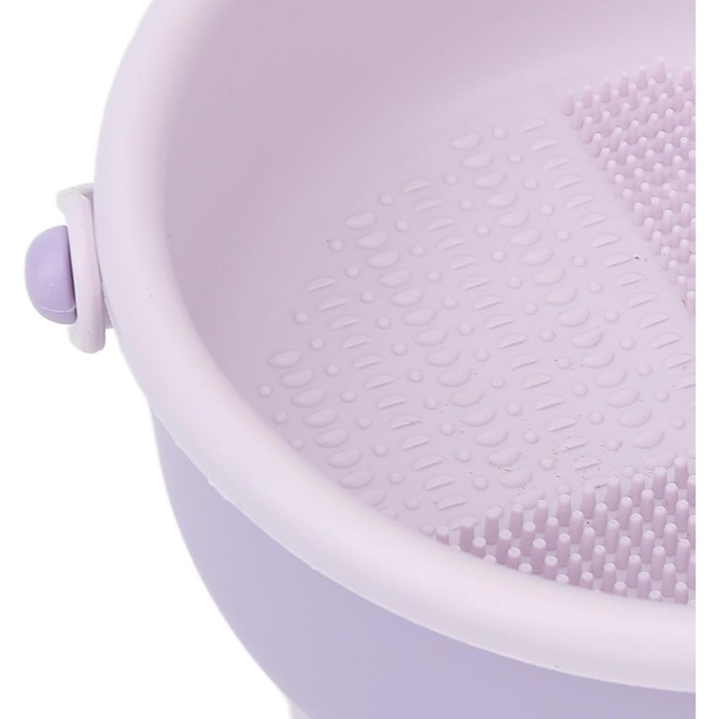 Estuche de Limpieza de Brochas de Maquillaje 3 en 1,